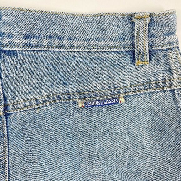 Vintage D’Mode Classix High Waist Denim Skirt - Picture 6 of 10
